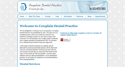 Desktop Screenshot of cowplaindentalpractice.com